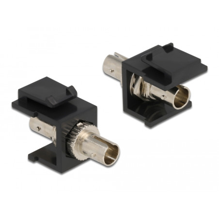 Delock Keystone Modul ST Simplex Buchse - ST Simplex Buchse schwarz