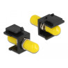 Delock Keystone Modul ST Simplex Buchse - ST Simplex Buchse schwarz