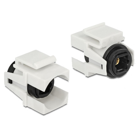 Delock Keystone Modul TOSLINK Buchse - TOSLINK Buchse weiß