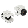 Delock Keystone Modul TOSLINK Buchse - TOSLINK Buchse weiß