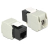 Delock Keystone Modul RJ45 Buchse - LSA Cat.6 UTP schwarz