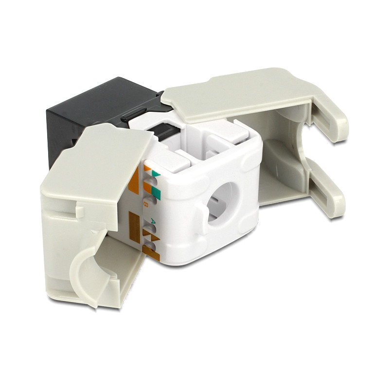 Delock Keystone Modul RJ45 Buchse - LSA Cat.6 UTP schwarz