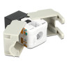 Delock Keystone Modul RJ45 Buchse - LSA Cat.6 UTP schwarz