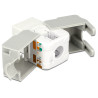 Delock Keystone Modul RJ45 Buchse - LSA Cat.6 UTP weiß