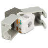 Delock Keystone Modul RJ45 Buchse - LSA Cat.6 UTP grau