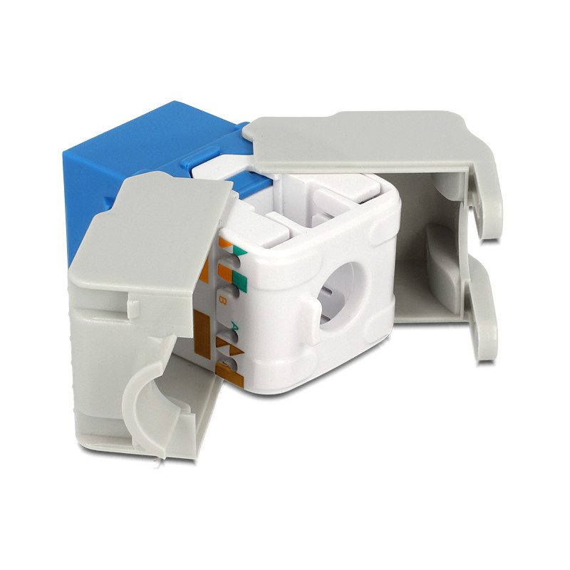Delock Keystone Modul RJ45 Buchse - LSA Cat.6 UTP blau