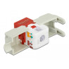 Delock Keystone Modul RJ45 Buchse - LSA Cat.6 UTP rot