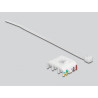 Delock Keystone Modul RJ45 Buchse - LSA Cat.6 UTP rot