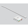 Delock Keystone Modul RJ45 Buchse - LSA Cat.6 UTP gelb