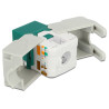 Delock Keystone Modul RJ45 Buchse - LSA Cat.6 UTP grün