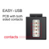 Delock Keystone Modul EASY-USB 2.0 A Buchse - EASY-USB 2.0 A Buchse weiß