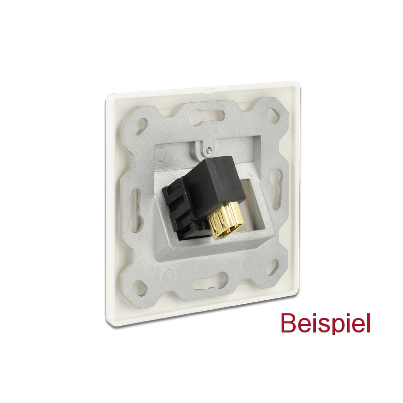 Delock Keystone Modul HDMI Buchse - HDMI Buchse 90° gewinkelt schwarz