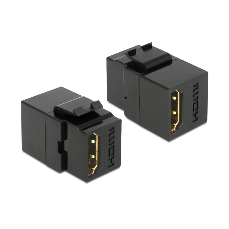 Delock Keystone Modul HDMI Buchse - HDMI Buchse schwarz