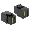 Delock Keystone Modul HDMI Buchse - HDMI Buchse schwarz