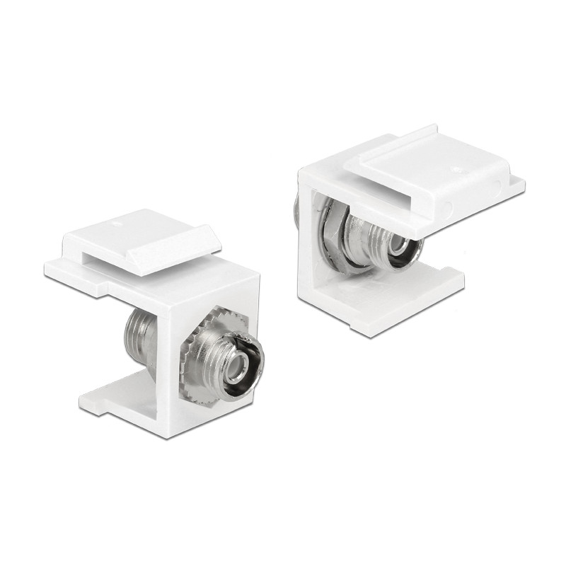 Delock Keystone Modul FC Simplex Buchse - Buchse weiß