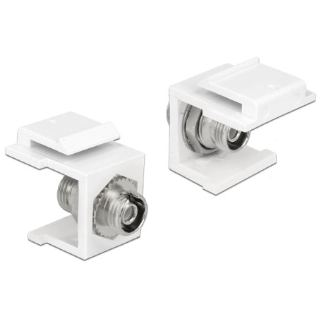 Delock Keystone Modul FC Simplex Buchse - Buchse weiß