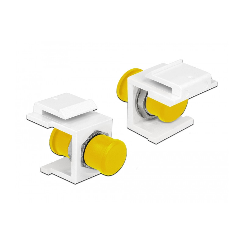 Delock Keystone Modul FC Simplex Buchse - Buchse weiß