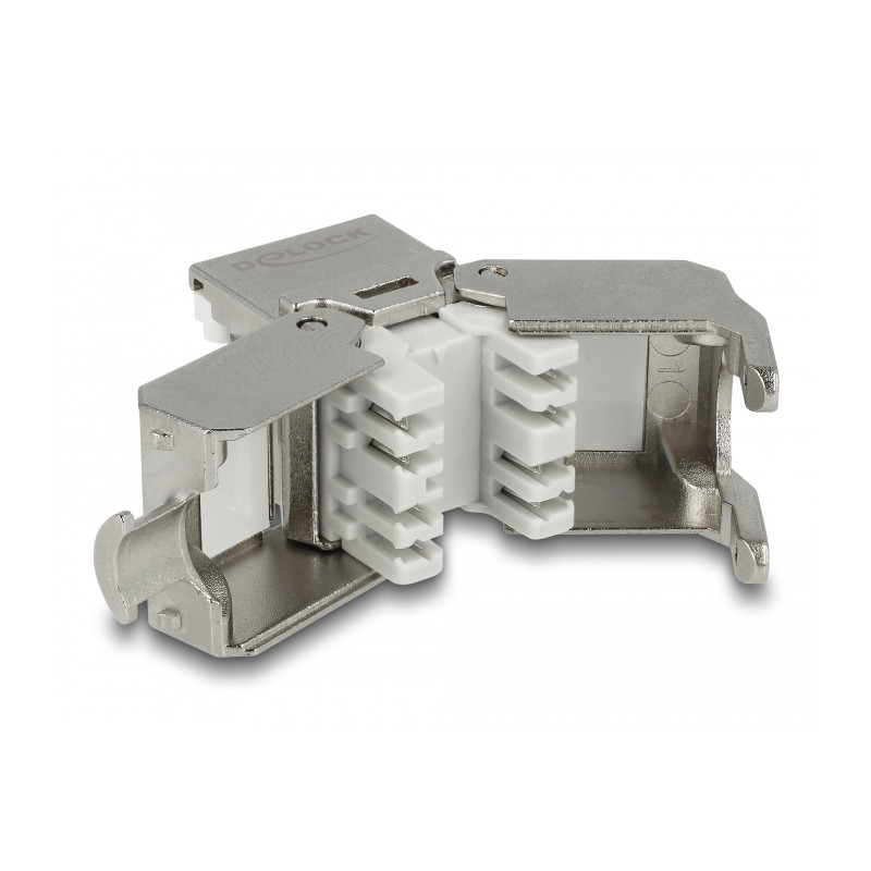 Delock Keystone Modul RJ45 Buchse - LSA Cat.6A STP Staubschutz