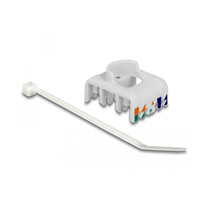 Delock Keystone Modul RJ45 Buchse - LSA Cat.6A STP Staubschutz
