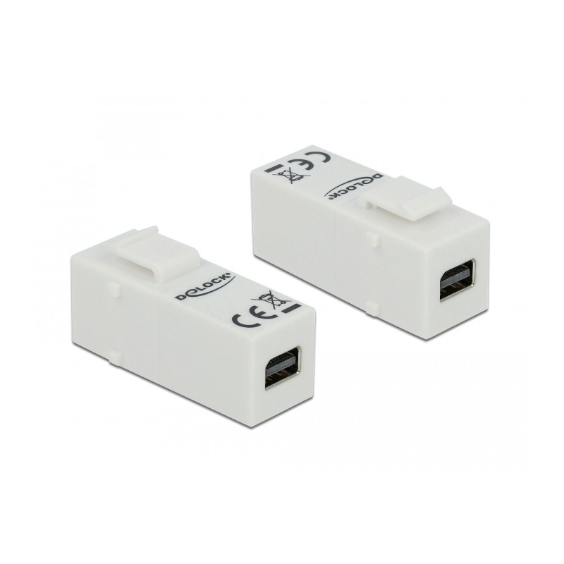 Delock Keystone Modul mini DisplayPort Buchse - mini DisplayPort Buchse