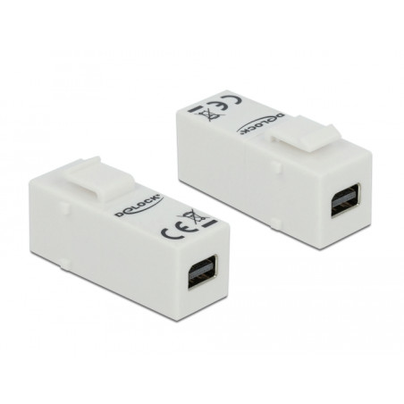 Delock Keystone Modul mini DisplayPort Buchse - mini DisplayPort Buchse