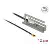 Delock WLAN 802.11 ac/ax/a/h/b/g/n Antenne I-PEX Inc., MHF® 4L Stecker 1,6 dBi 1.13 12 cm PIFA intern
