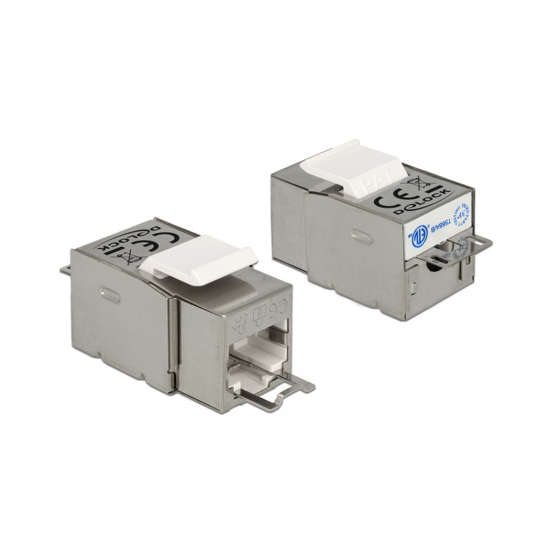 Delock Keystone Modul RJ45 Secure Cat.6 - LSA