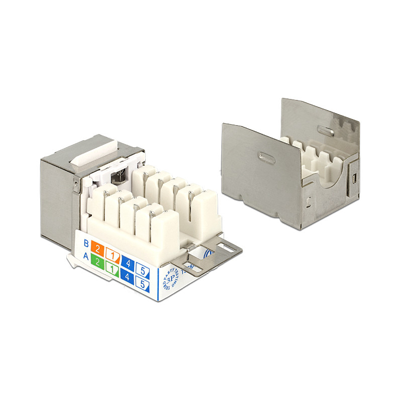 Delock Keystone Modul RJ45 Secure Cat.6 - LSA