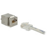 Delock Keystone Modul RJ45 Secure Cat.6 - LSA