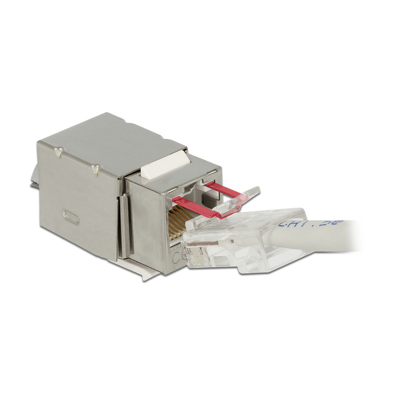 Delock Keystone Modul RJ45 Secure Cat.6 - LSA
