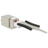 Delock Keystone Modul RJ45 Secure Cat.6 - LSA