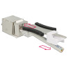 Delock Keystone Modul RJ45 Secure Cat.6 - LSA