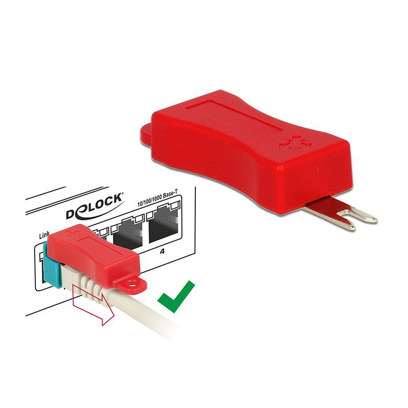 Delock RJ45 Secure Clip Starter Set 20 Stück
