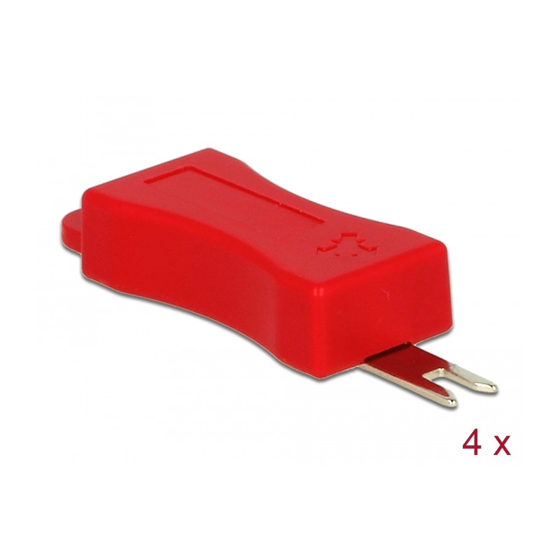 Delock Werkzeug für RJ45 Secure Clip 4 Stück