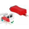 Delock Werkzeug für RJ45 Secure Clip 4 Stück