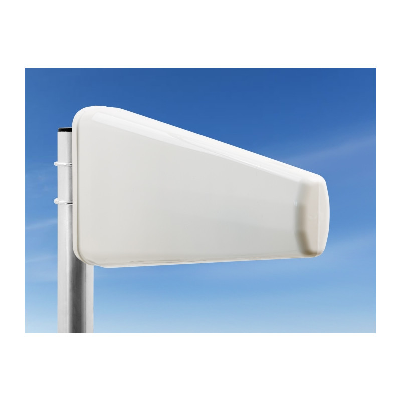 Delock LTE Antenne SMA Stecker 9 - 11 dB direktional mit Anschlusskabel (RG-58, 5 m) weiß outdoor