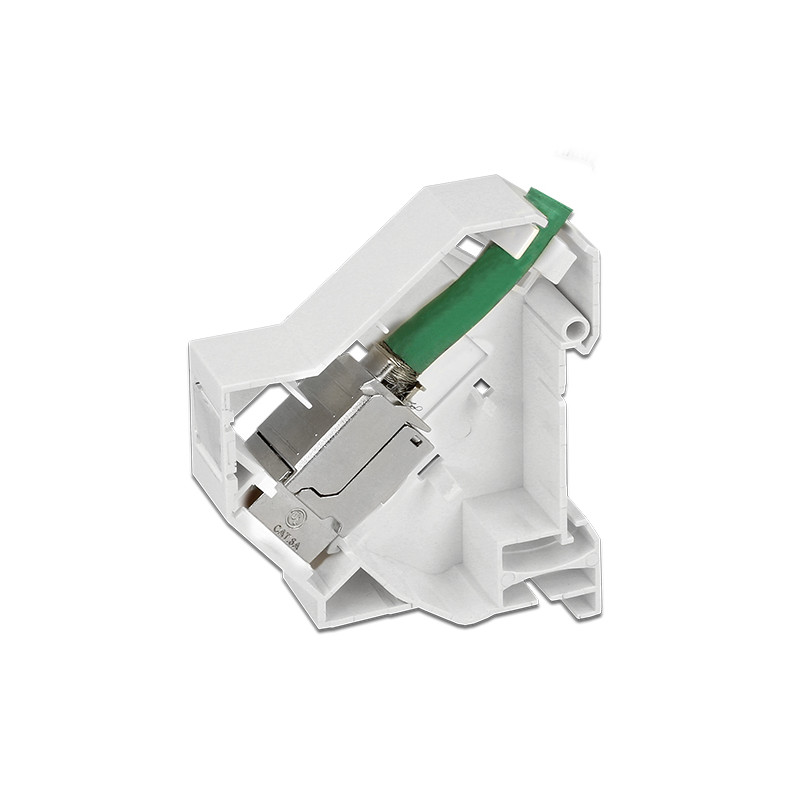 Delock Keystone Halterung für Hutschienen 180°