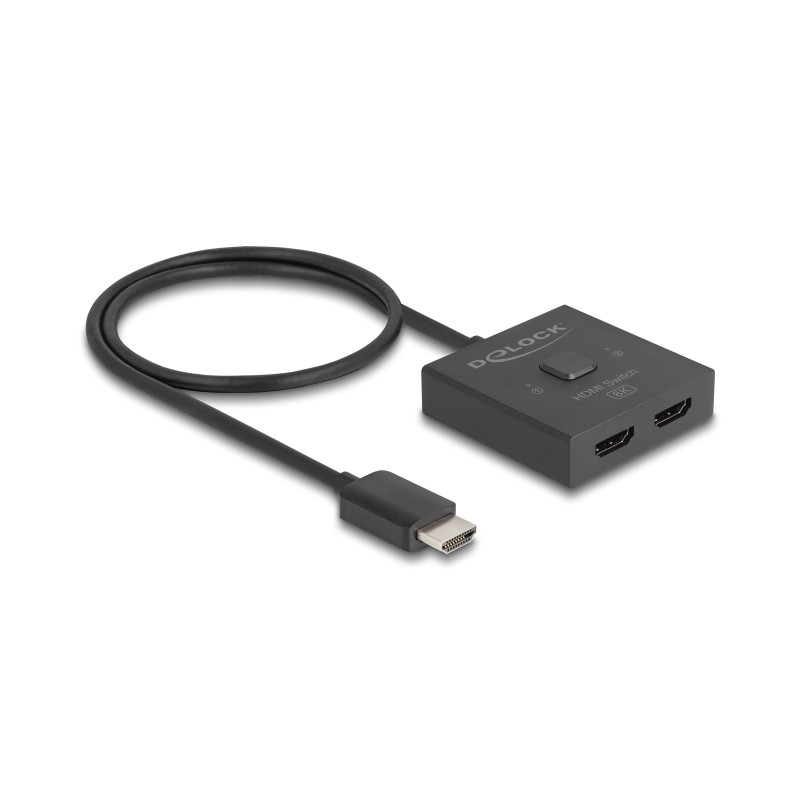 Delock HDMI Switch 2 auf 1 bidirektional 8K