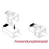 Delock RJ45 Reparatur Clip 40 Stück Set 2 (transparent, schwarz, violett, orange)
