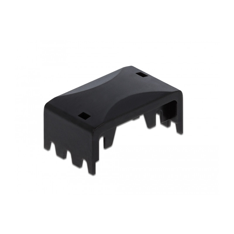 Delock Keystone Modul RJ12 Buchse - LSA Cat.3 UTP schwarz
