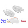 Delock Knickschutz für RJ45 Crimp+Cut+Curve Stecker 20 Stück