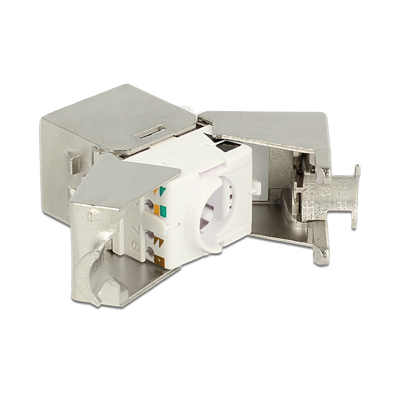 Delock Keystone Modul RJ45 Buchse - LSA Cat.6A STP kompakt 24 Stück