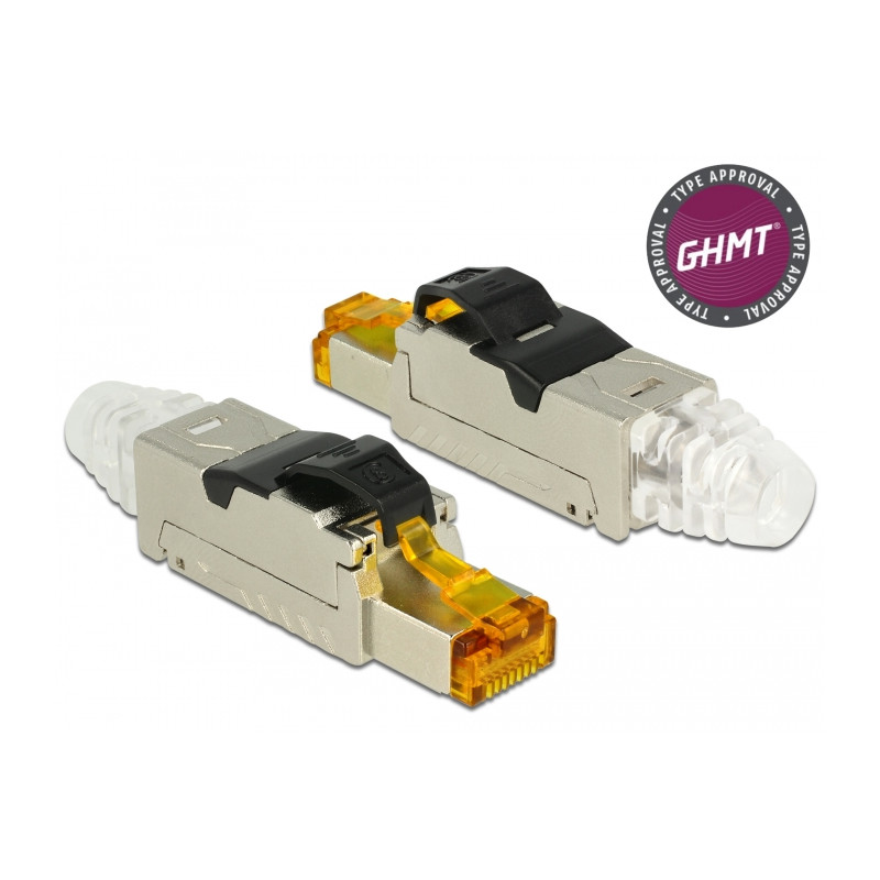 Delock RJ45 Stecker feldkonfektionierbar Cat.8.1 Metall