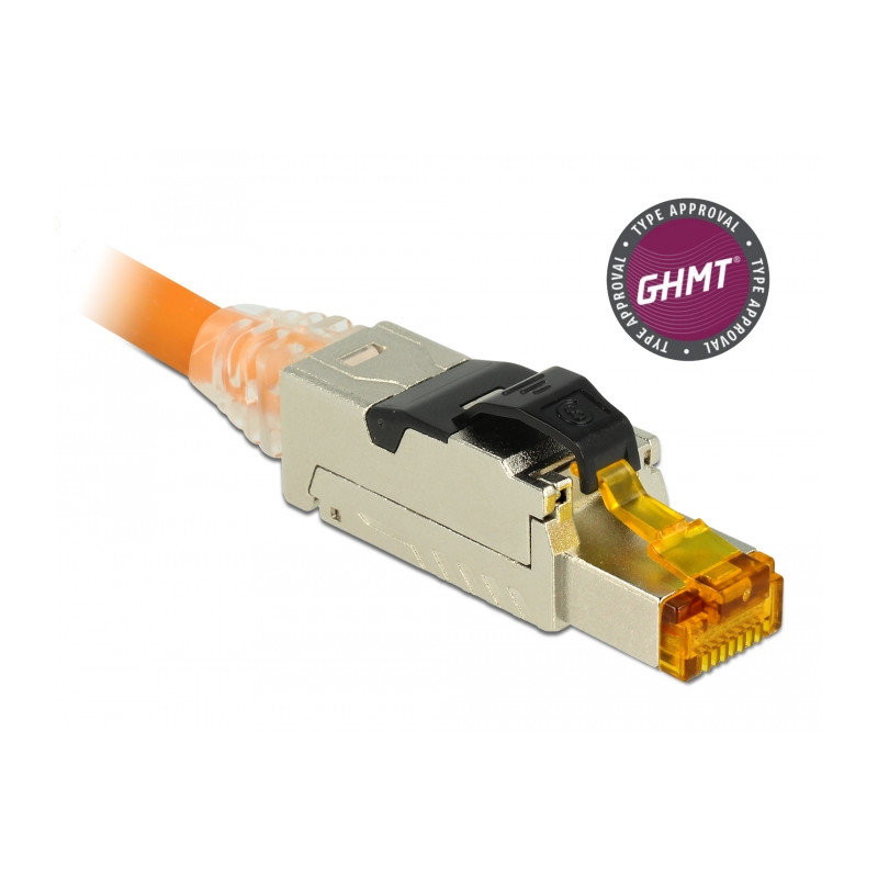 Delock RJ45 Stecker feldkonfektionierbar Cat.8.1 Metall