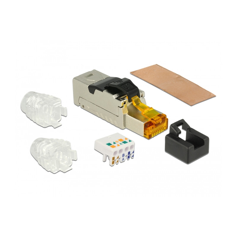 Delock RJ45 Stecker feldkonfektionierbar Cat.8.1 Metall