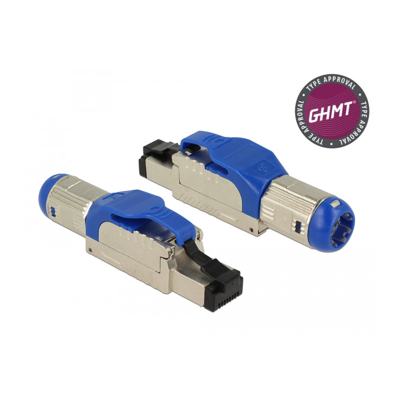 Delock RJ45 Stecker feldkonfektionierbar Cat.8.1 Metall