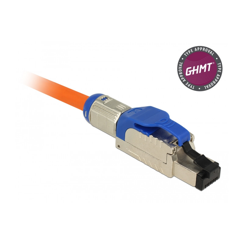 Delock RJ45 Stecker feldkonfektionierbar Cat.8.1 Metall