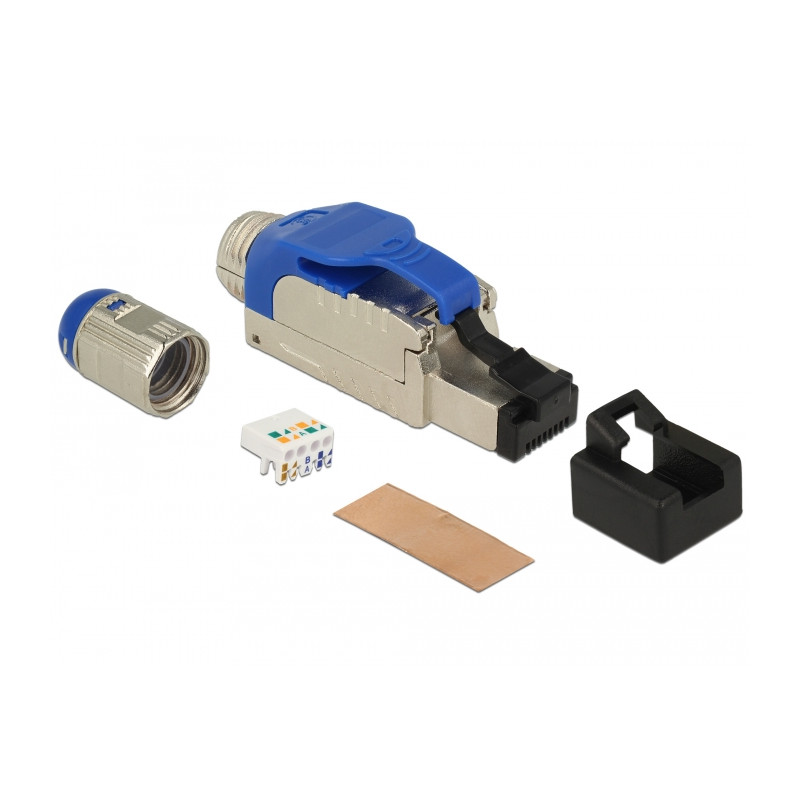 Delock RJ45 Stecker feldkonfektionierbar Cat.8.1 Metall