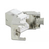 Delock Keystone Modul RJ45 Buchse Cat.8.1 werkzeugfrei
