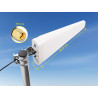 Delock LTE Antenne SMA Stecker 9 - 11 dB direktional mit Anschlusskabel (RG-58, 5 m) weiß outdoor